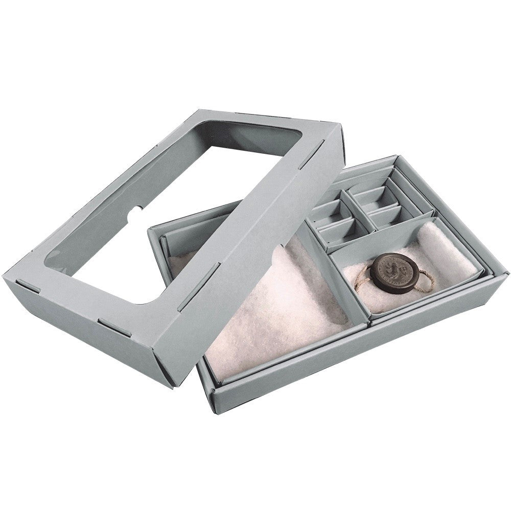 Set samosklapajućih kutija sa prozorom i poklopcem „Guttuso“